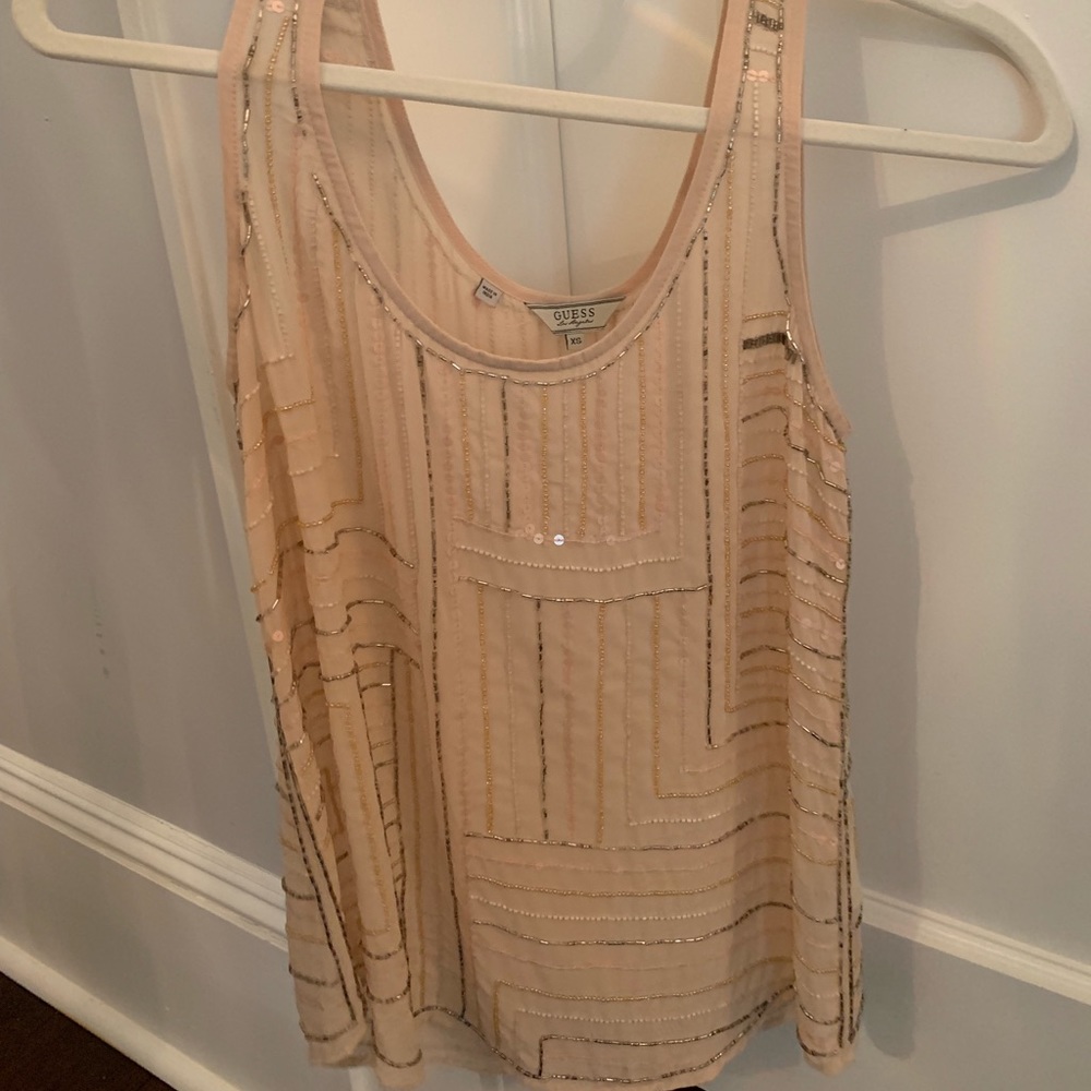 Beaded Guess tank XS
